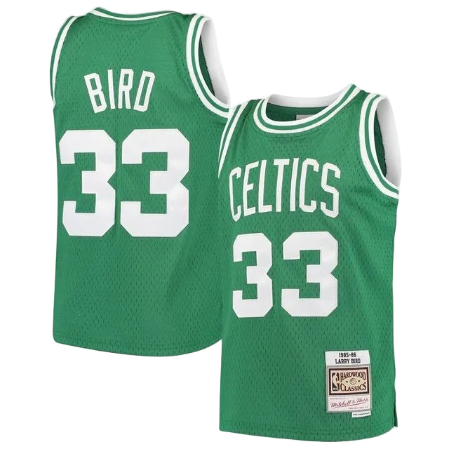 Boston Celtics Kids Larry Bird Mitchell & Ness Swingman jersey