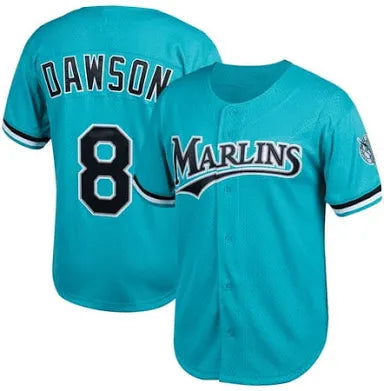 Florida Marlins Andre Dawson Mitchell & Ness Authentic BP jersey