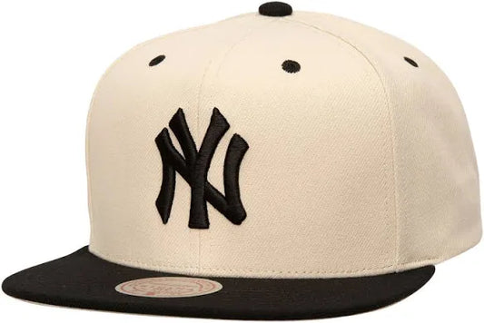 New York Yankees Cream Mitchell & Ness Snapback