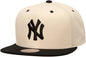 New York Yankees Cream Mitchell & Ness Snapback
