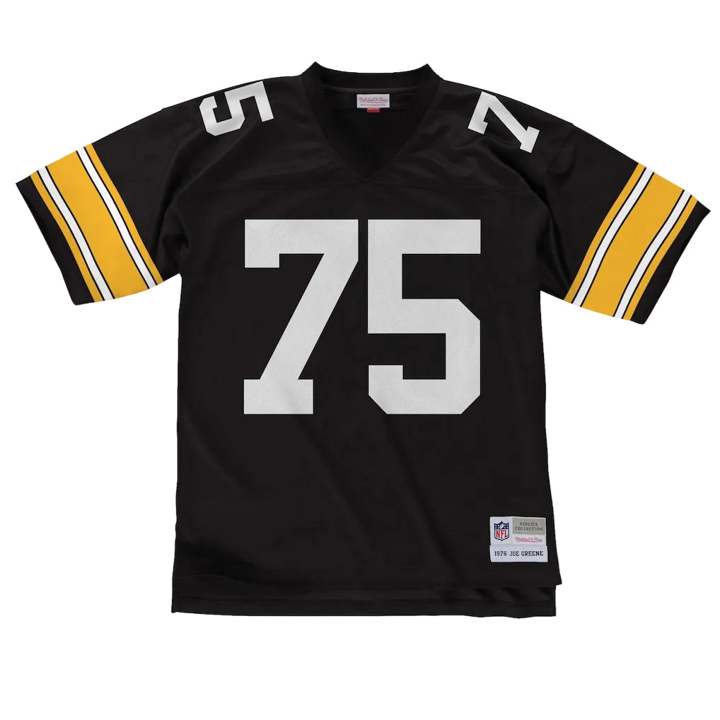 Pittsburgh Steelers Joe Greene 1976 Mitchell & Ness Legacy jersey- Black