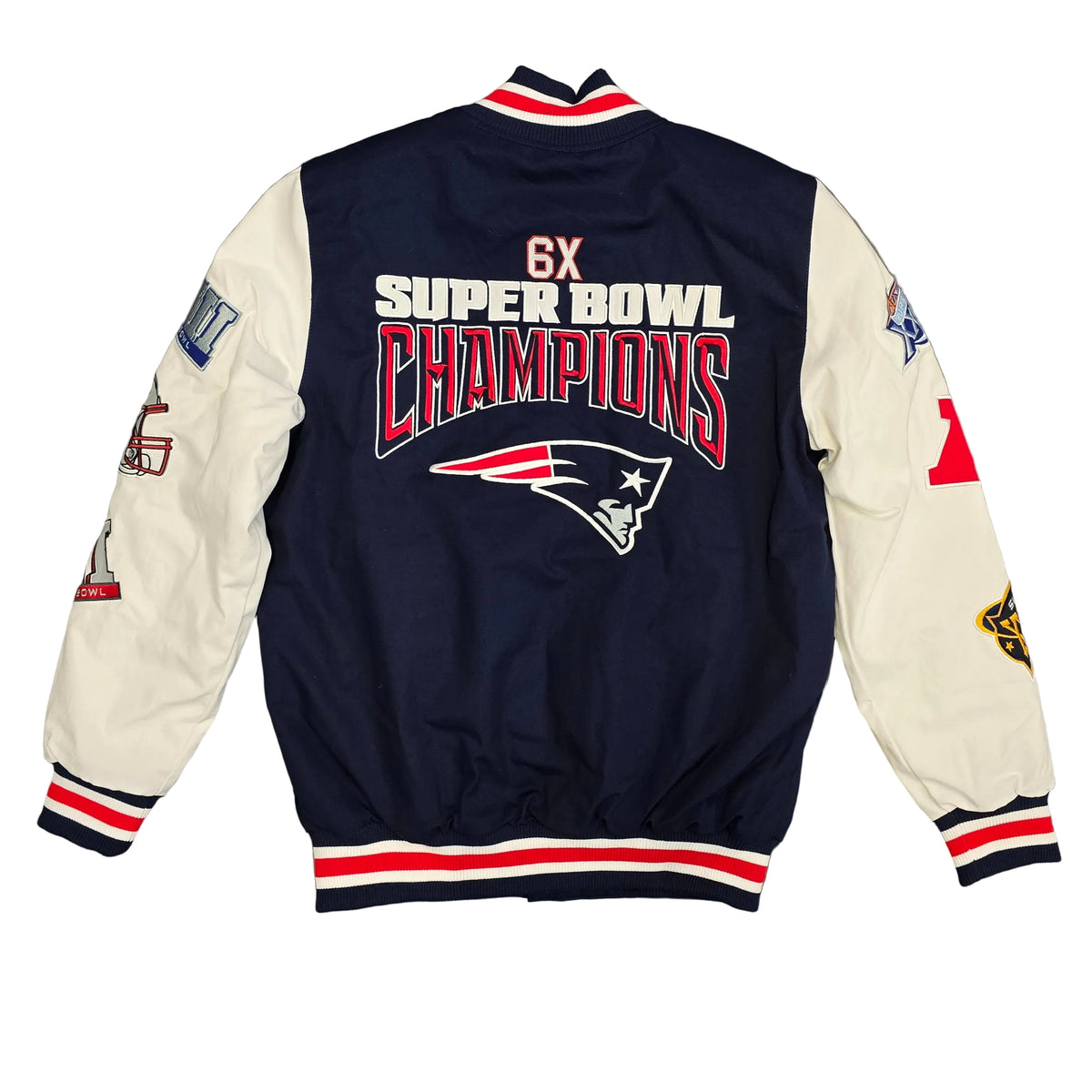 New England Patriots 6x Champions Varsity Jacket