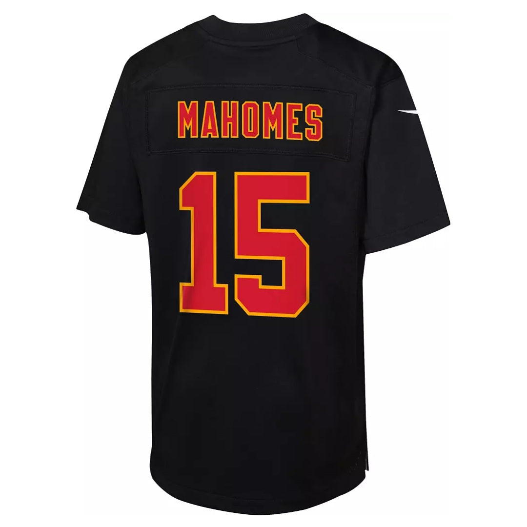 Kansas City Chiefs Kids Nike Alternate Patrick Mahomes- Black