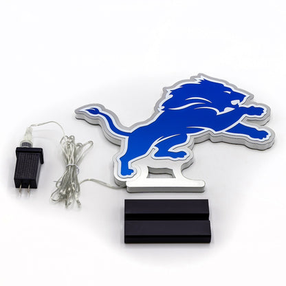 Detroit Lions LED Infinity Logo Light