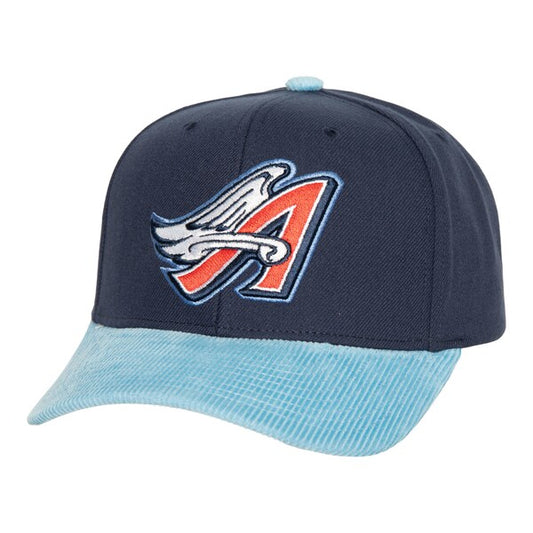 Anaheim Angles Mitchell & Ness Corduroy Pro Crown Snapback