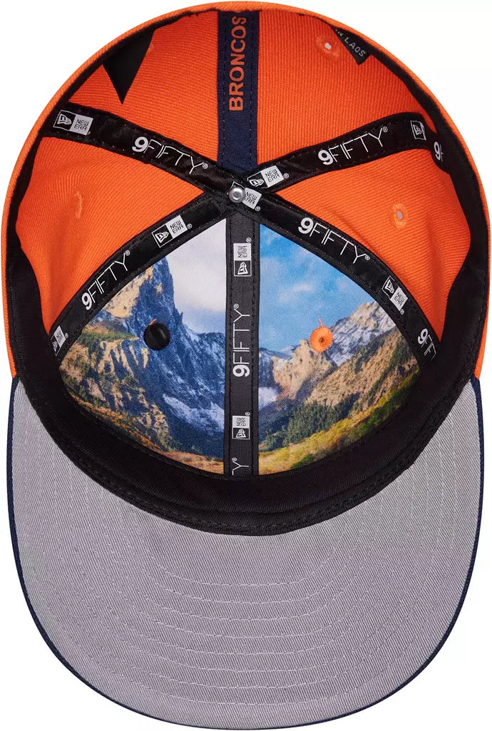 Denver Broncos 2026 NFL Draft New Era 9Fifty Snapback Pre-Curved