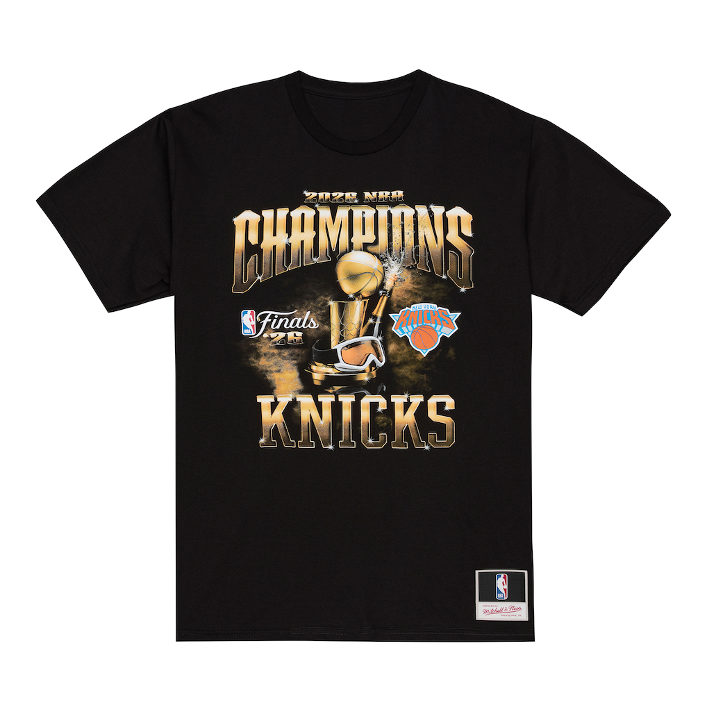 New York Knicks NBA CHAMPIONS 2026 Mitchell & Ness shirt- Black
