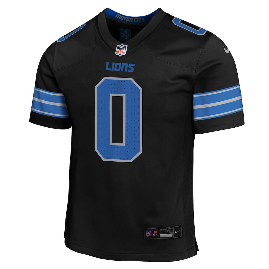 Detroit Lions Kids Jahmyr Gibbs alternate Nike jersey - black