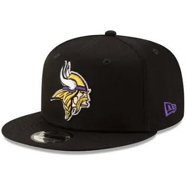 Minnesota Vikings Black New Era 9Fifty Snapback