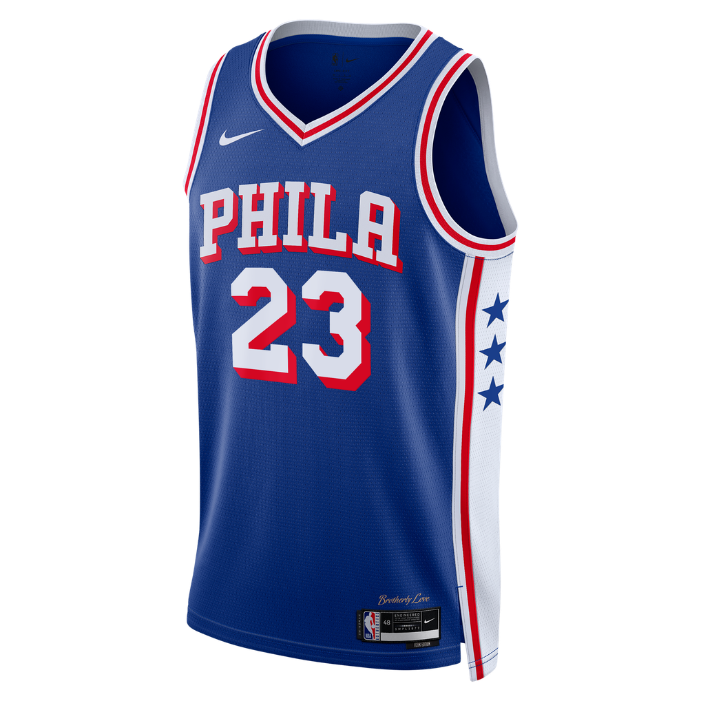 Philadelphia 76ers Kids Lebron James Nike Icon jersey