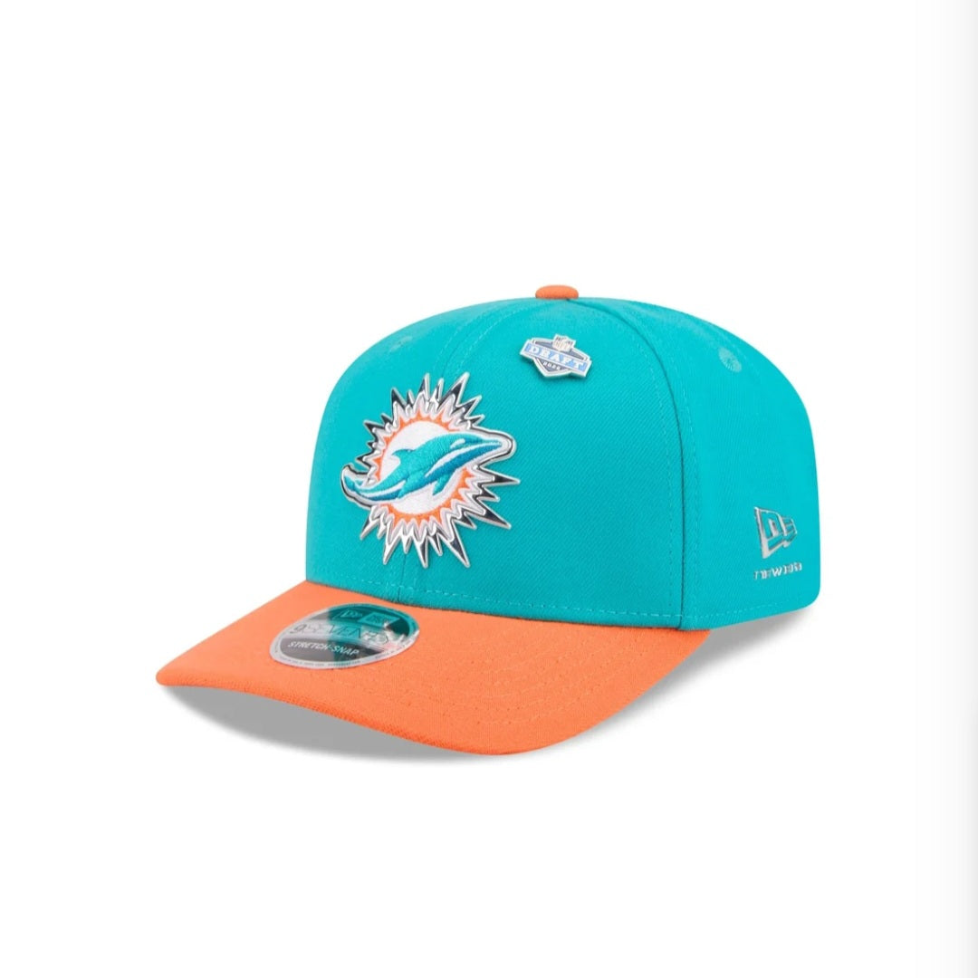 Miami Dolphins 2026 NFL Draft New Era 9SEVENTY Stretch-Snapback