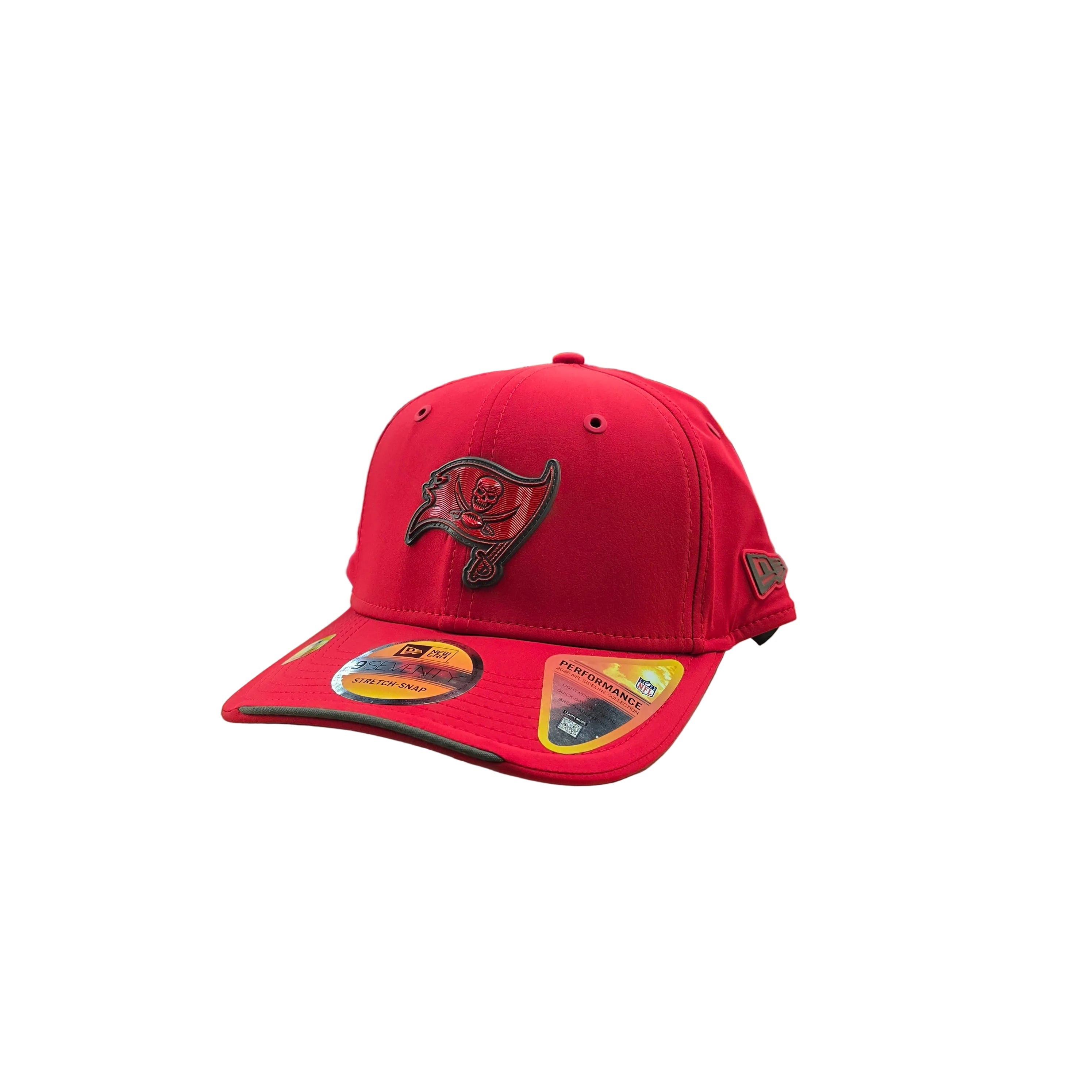 Tampa Bay Buccaneers 2026 NFL Performance Sideline Collection New Era 9SEVENTY Stretch-Snapback