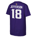 Minnesota Vikings Kids Justin Jefferson Shirt