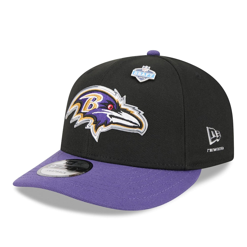 Baltimore Ravens 2026 NFL Draft New Era 9Fifty Snapback Pre-Curved