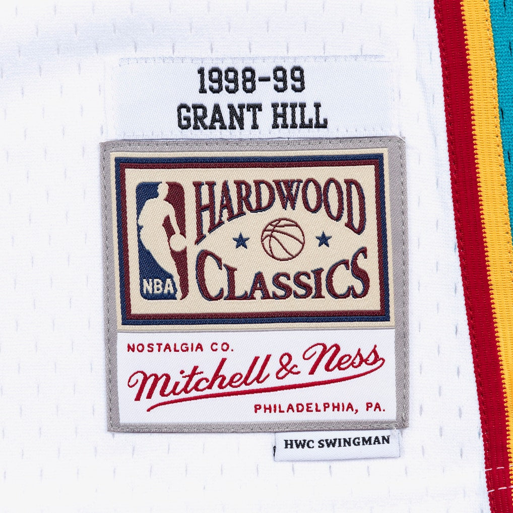 Detroit Pistons Grant Hill 1988-89 Mitchell & Ness swingman jersey