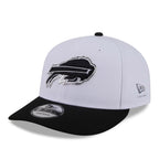 Buffalo Bills New Era White/Black 2026 NFL Draft Pre-Curved 9FIFTY Snapback