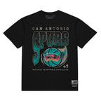 San Antonio Spurs Mitchell & Ness Hardwood Classic shirt- Black
