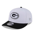 Green Bay Packers New Era White/Black 2026 NFL Draft Pre-Curved 9FIFTY Snapback