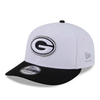 Green Bay Packers New Era White/Black 2026 NFL Draft Pre-Curved 9FIFTY Snapback