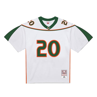 Miami Hurricanes Ed Reed 2001 Mitchell & Ness Collegiate jersey