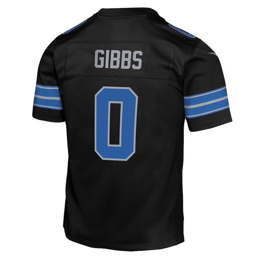 Detroit Lions Kids Jahmyr Gibbs alternate Nike jersey - black
