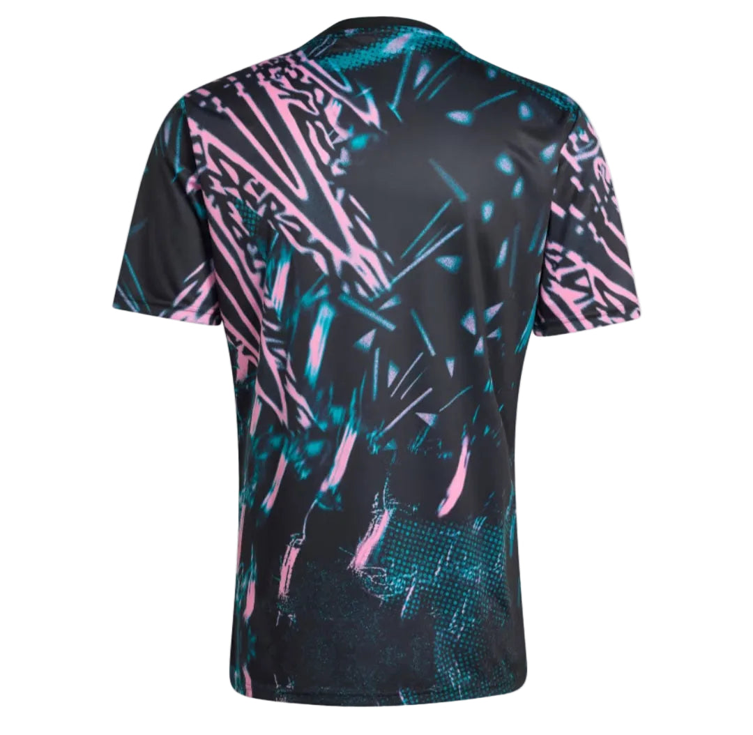 Liverpool FC Adidas Mens 25/26 Pre-Match Top Black