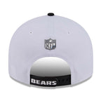 Chicago Bears New Era White/Black 2026 NFL Draft Pre-Curved 9FIFTY Snapback