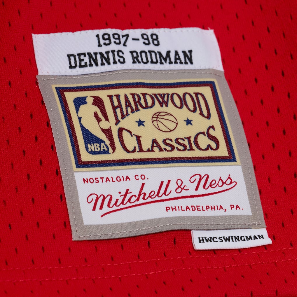 Chicago Bulls Dennis Rodman 1997-98 Mitchell & Ness swingman jersey - Red