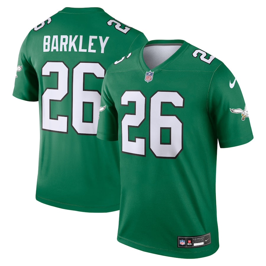 Philadelphia Eagles Kids Saquan Barkley Nike jersey- Kelly Green
