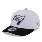 Tampa Bay Buccaneers New Era White/Black 2026 NFL Draft Pre-Curved 9FIFTY Snapback