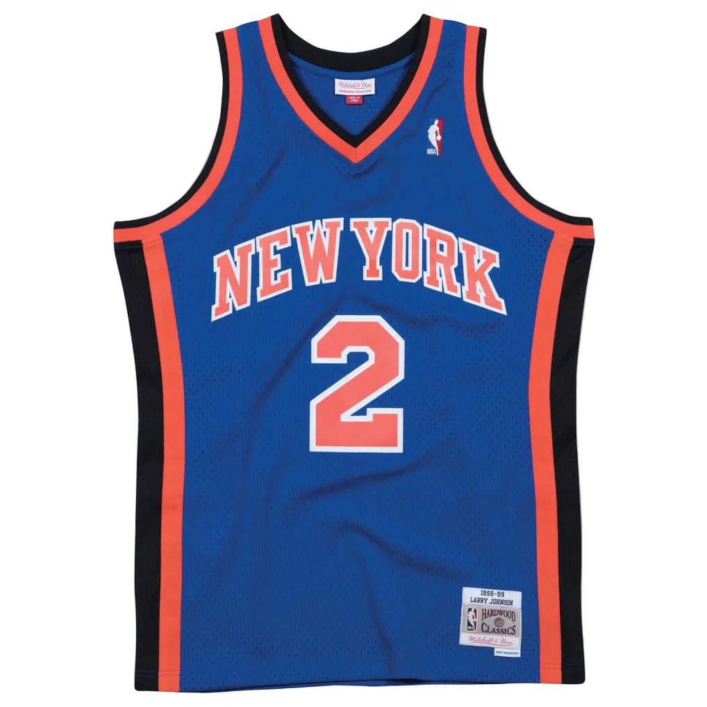 New York Knicks Larry Johnson 1998-99 Mitchell & Ness swingman jersey