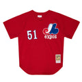 Montreal Expos Randy Johnson 1989 Mitchell & Ness authentic BP jersey