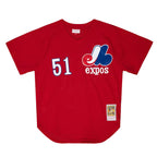 Montreal Expos Randy Johnson 1989 Mitchell & Ness authentic BP jersey