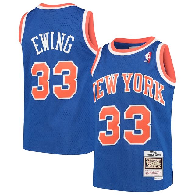 New York Knicks Kids Patrick Ewing Mitchell & Ness Swingman jersey