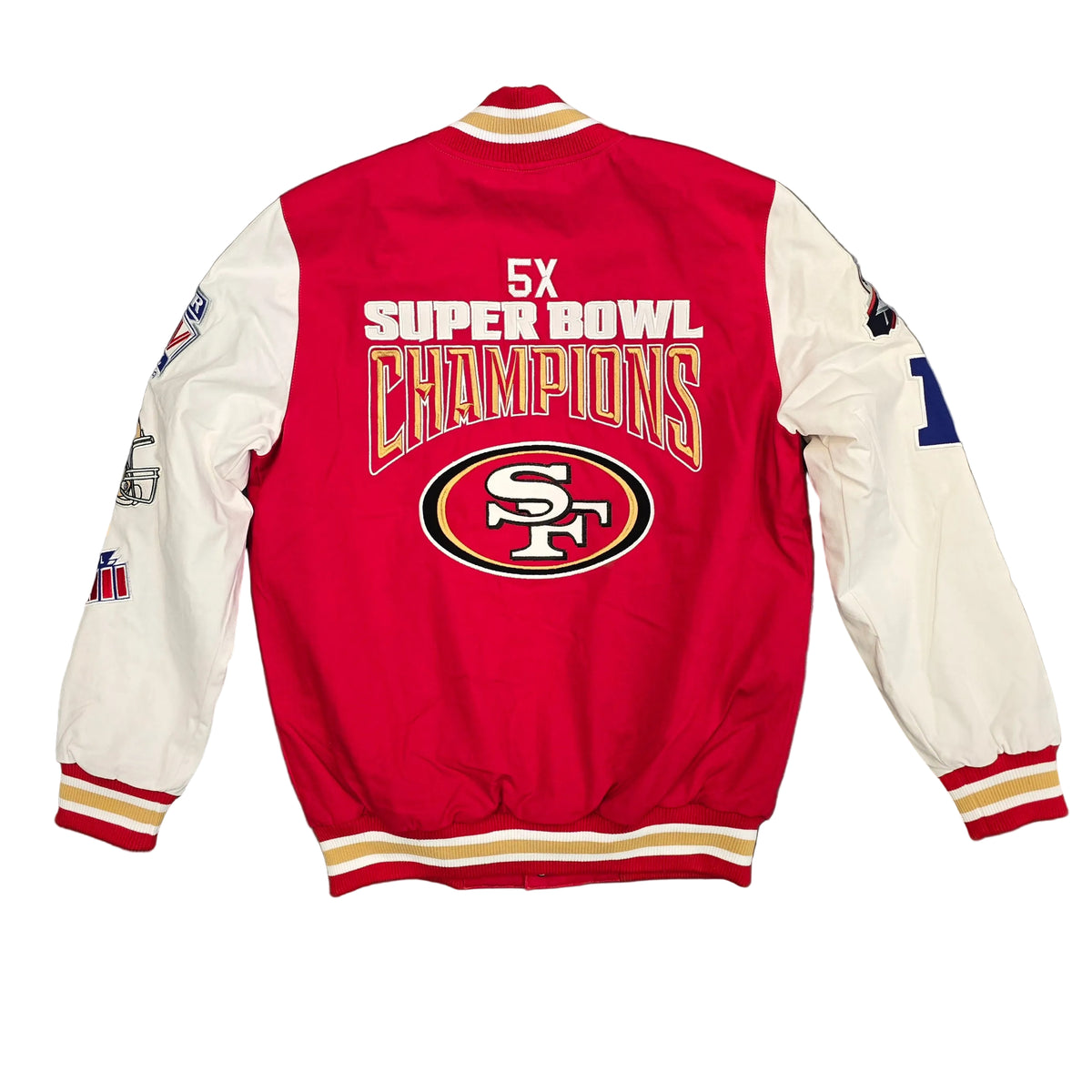 San Francisco 49ers 5x Champions Varsity Jacket