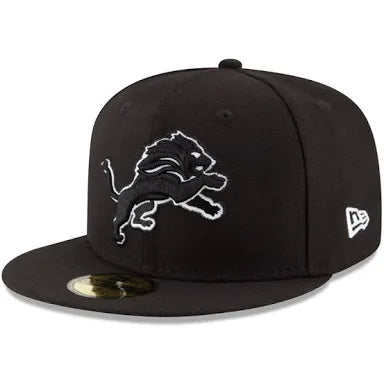 Detroit Lions Black New Era 9Fifty Snapback