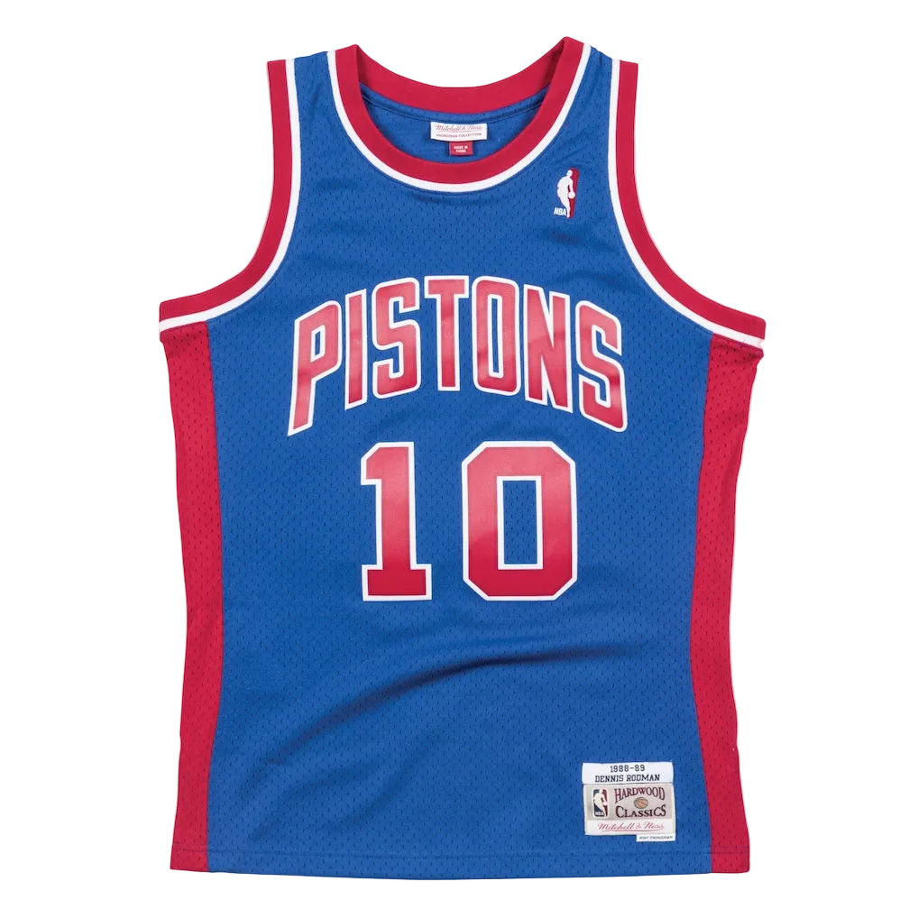 Detroit Pistons Dennis Rodman 1988-89 Mitchell & Ness Swingman jersey