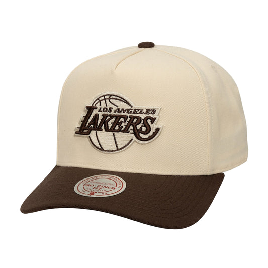 Los Angeles Lakers Mitchell & Ness Pro Pinch Snapback