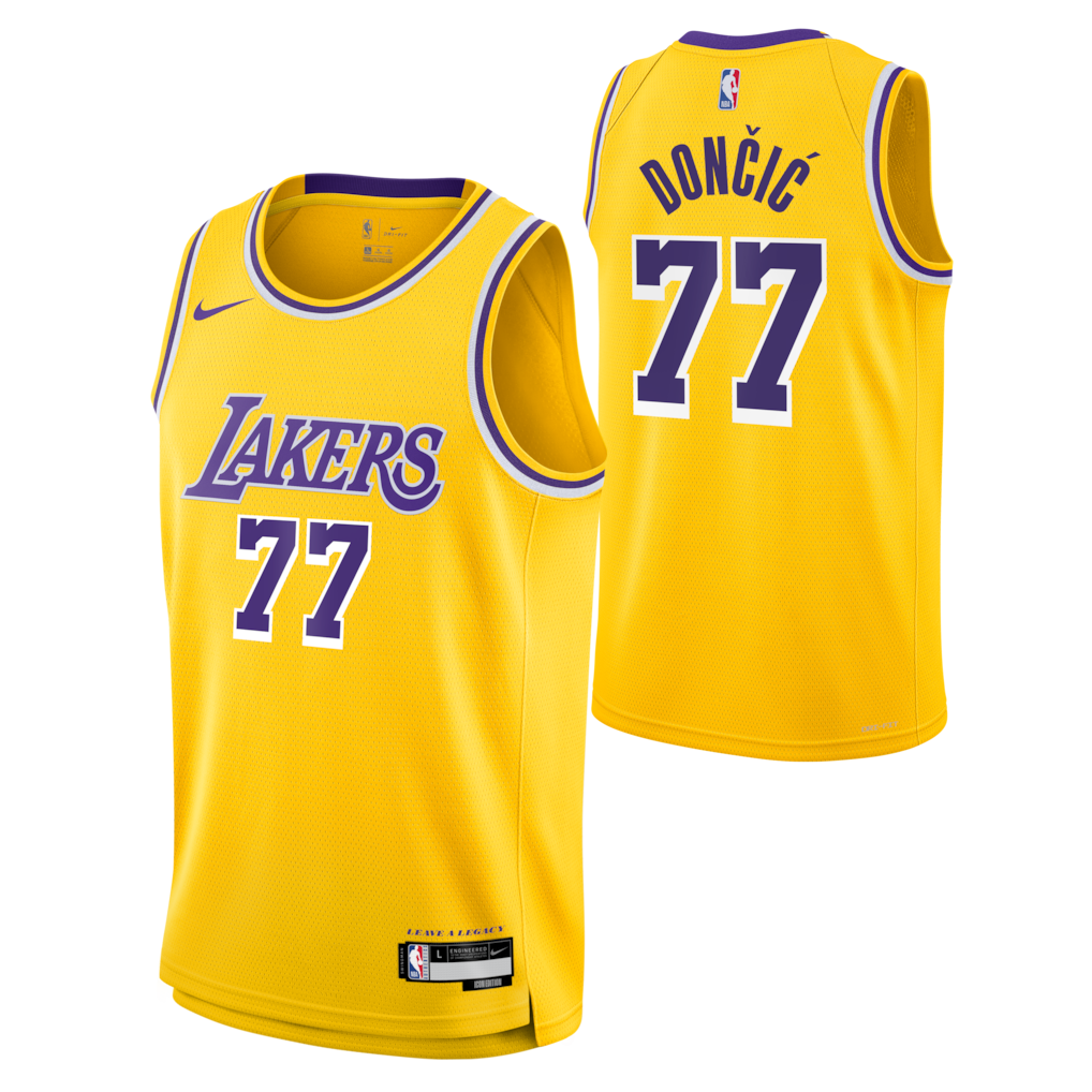Los Angeles Lakers Kids Luka Doncic Nike jersey