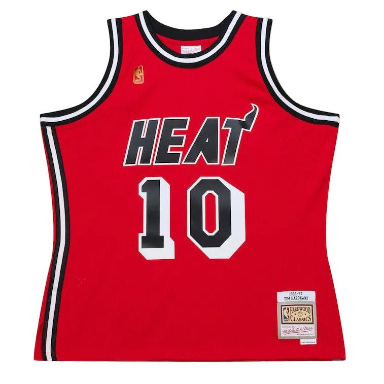 Miami Heat Tim Hardaway 1996 Mitchell & Ness Swingman jersey Red