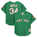 Boston Red Sox David Ortiz 2004 Mitchell & Ness Authentic BP jersey -Green