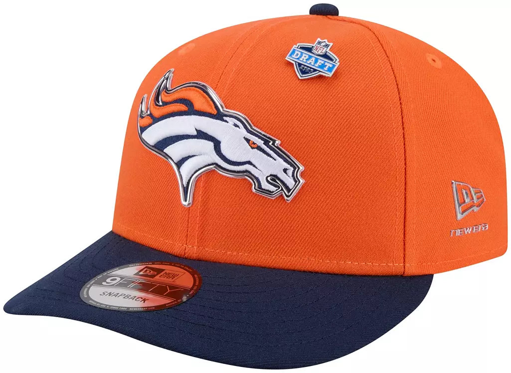 Denver Broncos 2026 NFL Draft New Era 9Fifty Snapback Pre-Curved