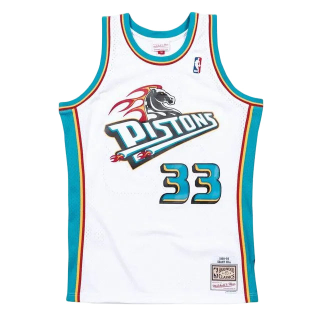 Detroit Pistons Grant Hill 1988-89 Mitchell & Ness swingman jersey