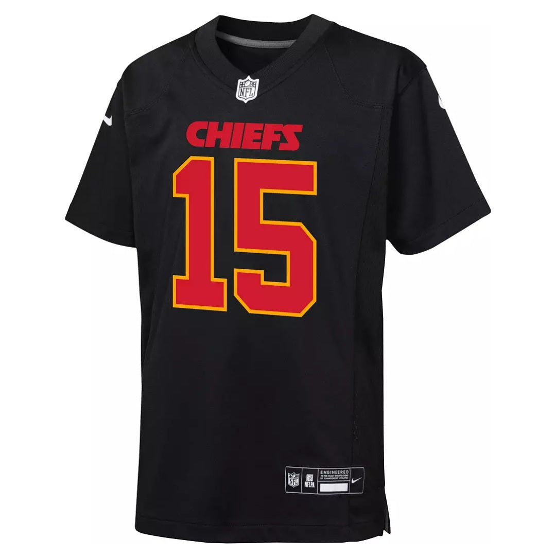Kansas City Chiefs Kids Nike Alternate Patrick Mahomes- Black