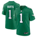Philadelphia Eagles Kids Jalen Hurts Nike jersey- Kelly Green