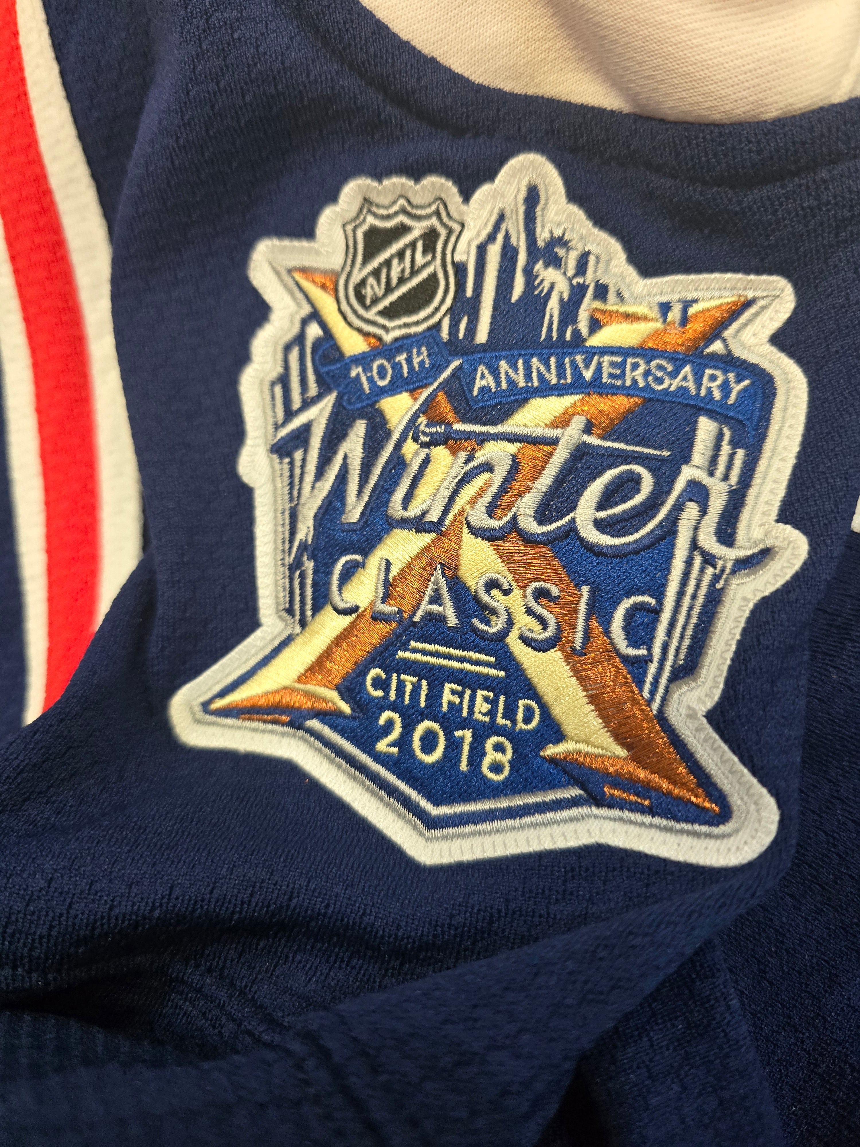 New York Rangers Henrik Lundqvist 2018 Stadium Series Power Play Mitchell & Ness jersey