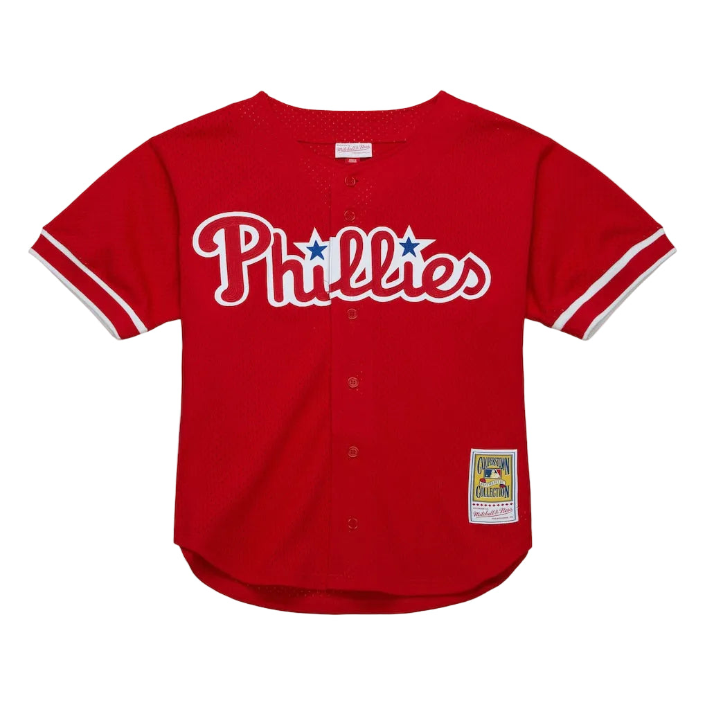 Philadelphia Phillies John Kruk Mitchell & Ness authentic BP jersey