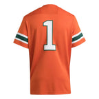 Miami Hurricanes Home Adidas Premier Football Jersey