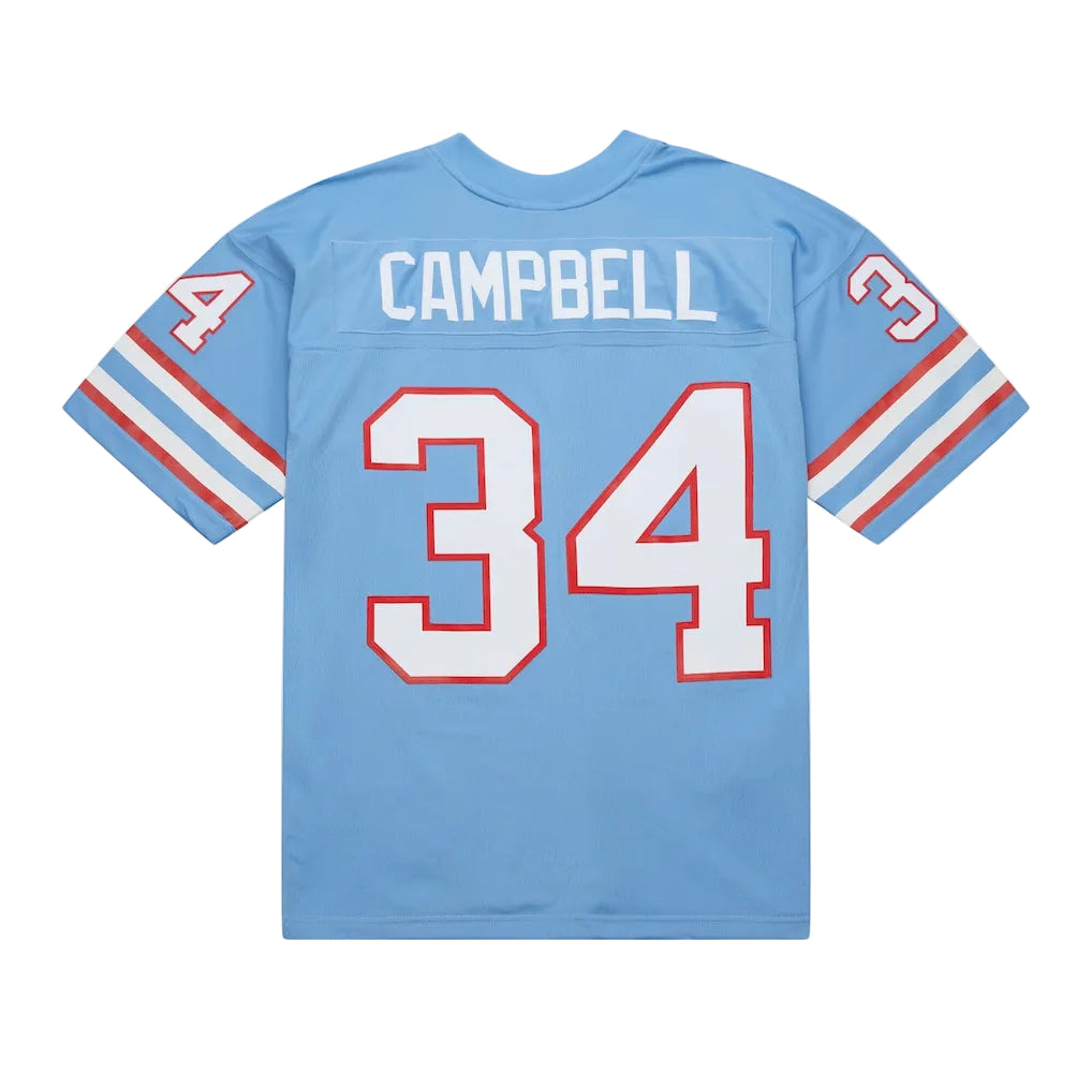 Houston Oilers Earl Campbell Mitchell & Ness Legacy jersey- light blue