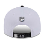 Buffalo Bills New Era White/Black 2026 NFL Draft Pre-Curved 9FIFTY Snapback